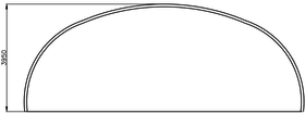 Dessin abri 10m 3.95m